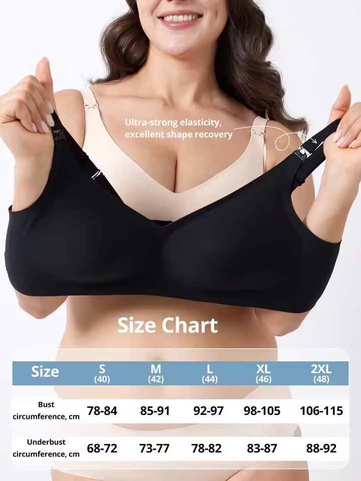 Ultra Soft Seamless Nursing Bra